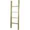Ekena Millwork 19"W x 60"H x 3 1/2"D Vintage Farmhouse 4 Rung Ladder, Barnwood Decor Collection, Restoration Green DECR019X060X04LDRGR - alternate 5